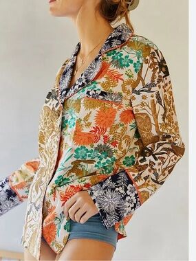 Cally Conway Flannel Sleep Shirt
Pajama Anthropologie Woodland
Fable Size XXS